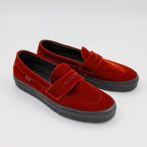 Vans Velvet Thick Sole Loafer Slip-ons